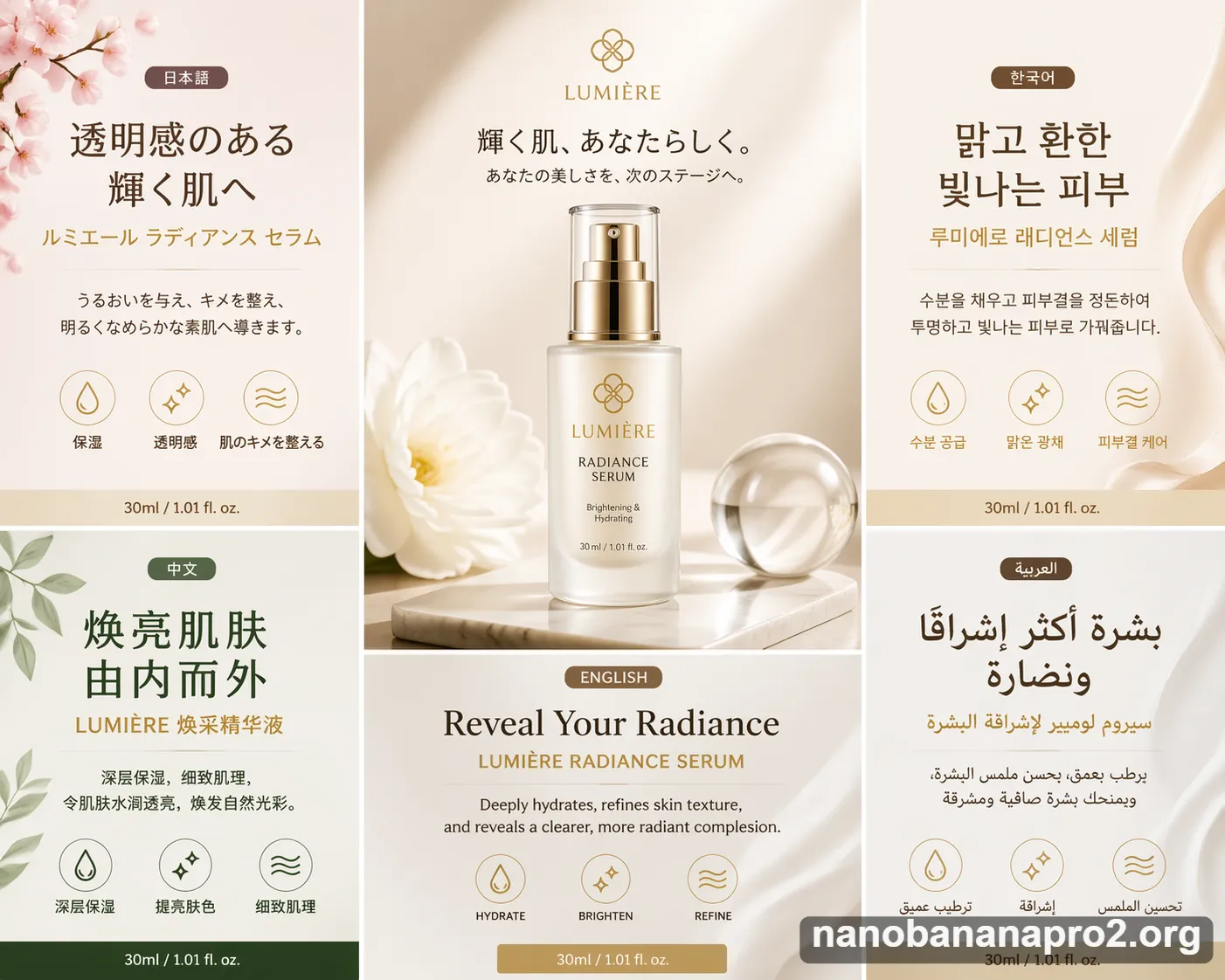 Multilingual text generation for global campaigns